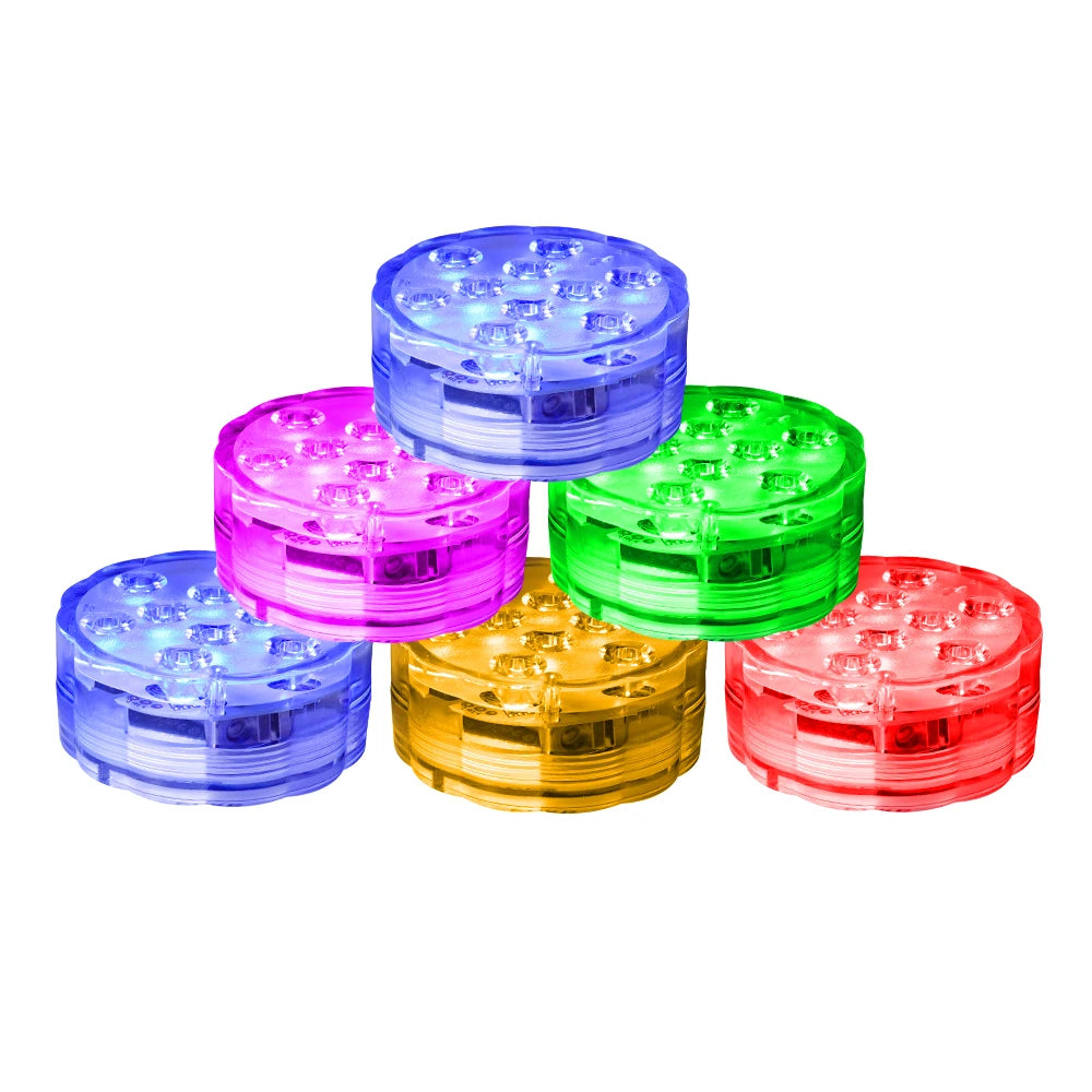 Water Light Decor Outdoor Small Waterproof Lighting Accessory Home Underwater Swimming Pool Submersible LED Lights