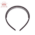 Jiris Korean Toothed Non-Narrow Plastic/Resin Fashion Hairband Morandi Colors Matte Simple Toughness Non- 12cm Washing Face