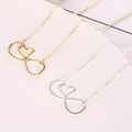 Mothers Day Gift Dainty Delicate Woman Infinity Necklace