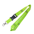 0.8 Inch Width Silk Print Lanyard with Snap Hook and Buckle