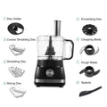 Food Processor 6-in-1 Food Processor and Blender Multifunctional for ChoppingSlicingShredding and Kneading Dough