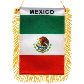 Customized Design for Promotional Products 20*30cm Decorative Dominican Republic Fringy Window Hanging Flag