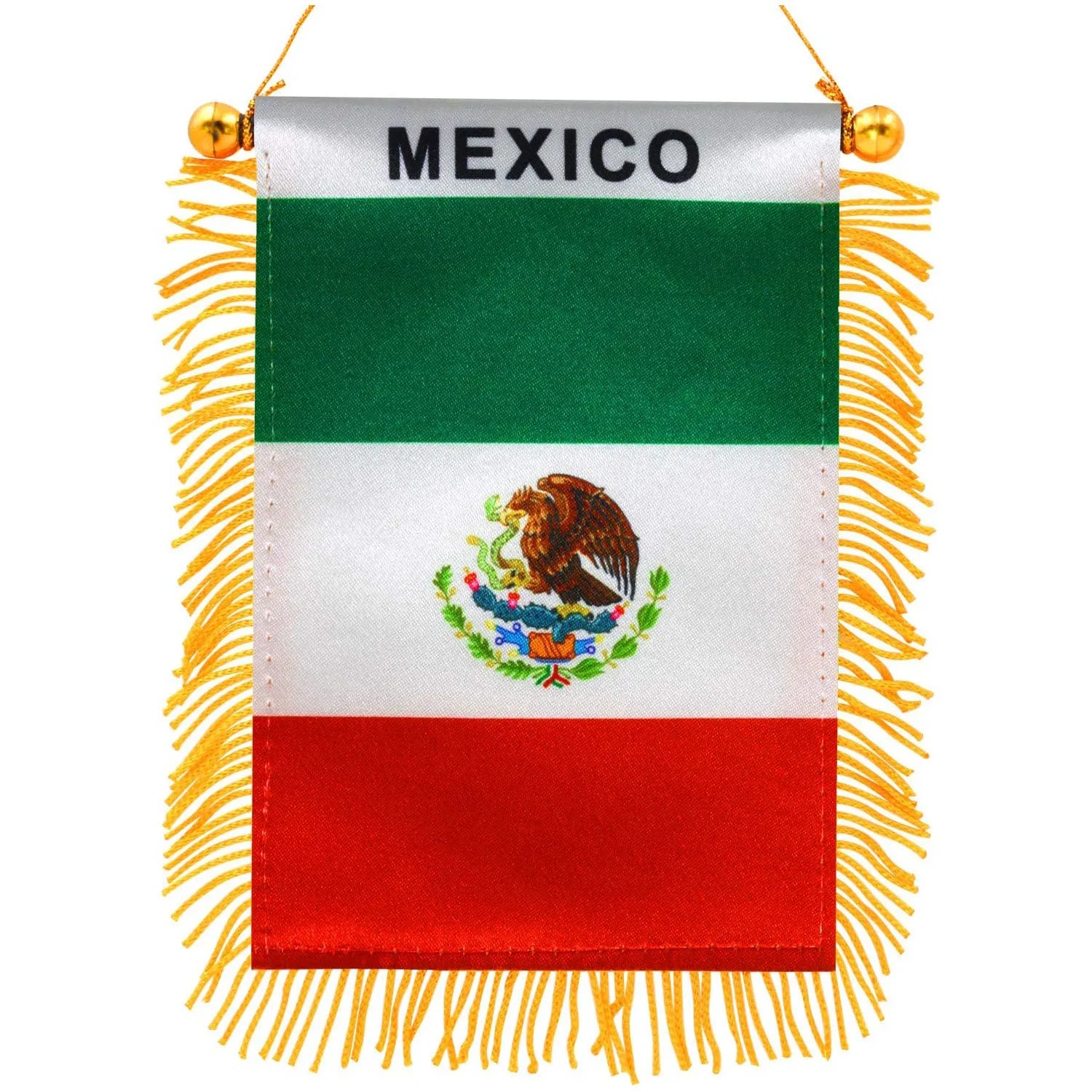 Customized Design for Promotional Products 20*30cm Decorative Dominican Republic Fringy Window Hanging Flag