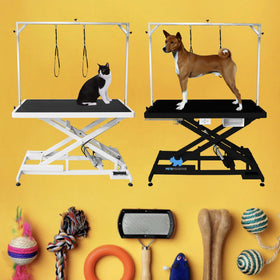 Multifunction Professional Pet Grooming Table New Design Electric Stainless Steel Desk Dogs Foot Pedal Lifting Small Animals