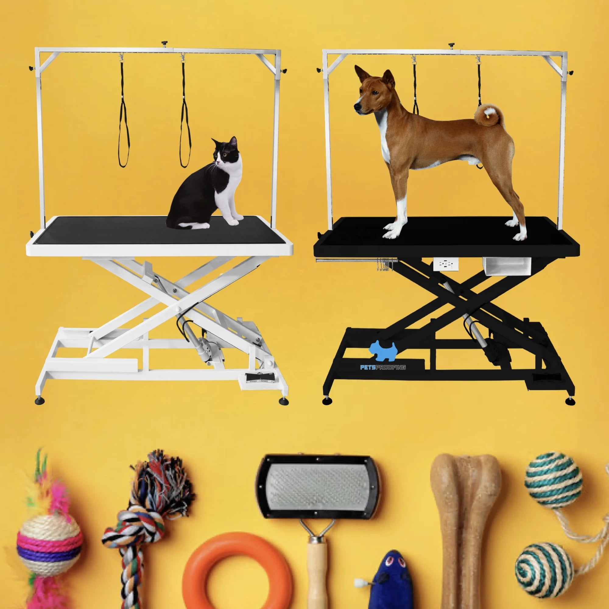 Multifunction Professional Pet Grooming Table New Design Electric Stainless Steel Desk Dogs Foot Pedal Lifting Small Animals