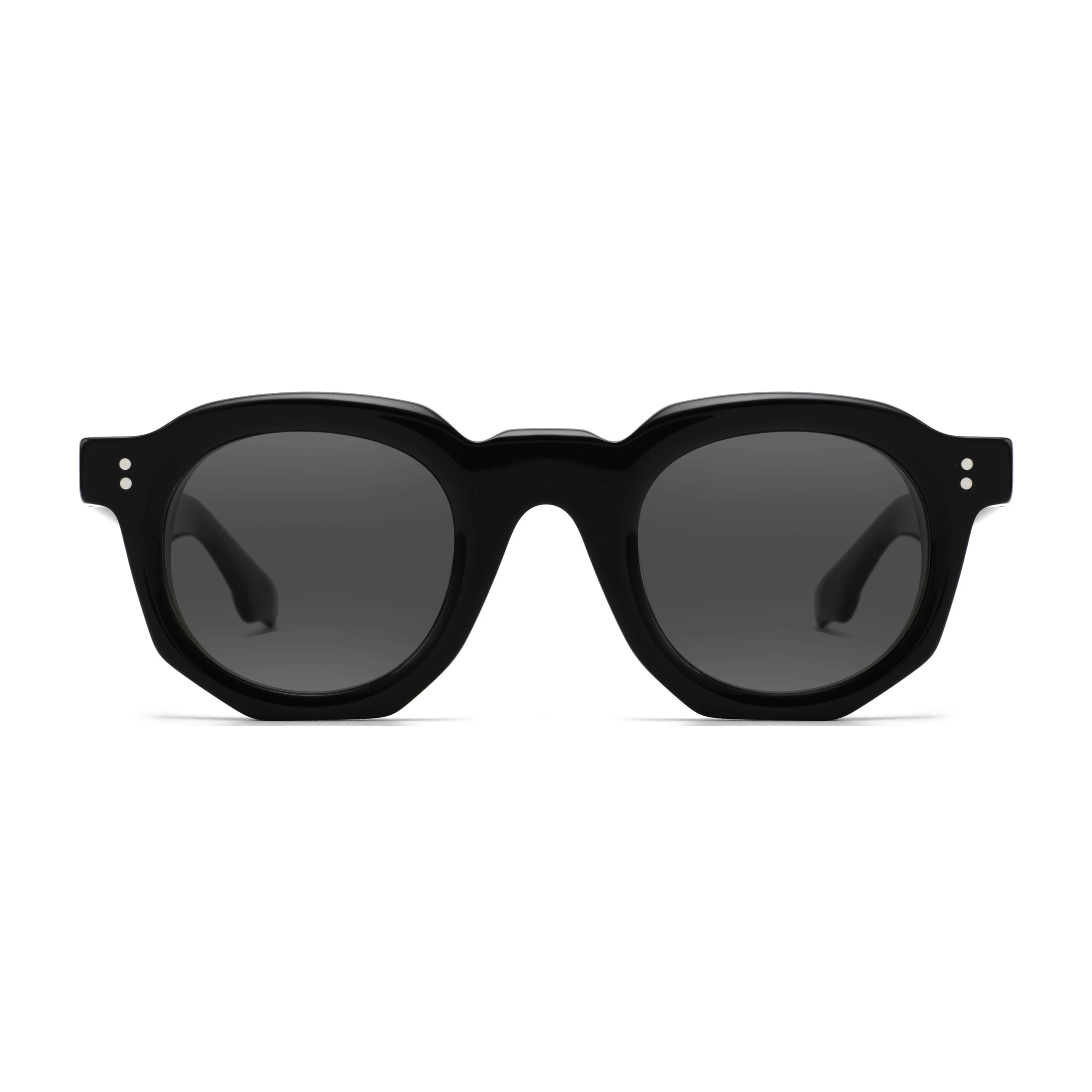 Good Quality Vintage Thickness Italian Round Acetate Sunglasses Sun Glasses TAC Lens Best Polarized Sunglasses for Men for Wom