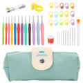 YNS DIY Crochet Bags Accessory Set with Aluminum Hooks Sewing Needles & Scissors for Hand Sewing Projects