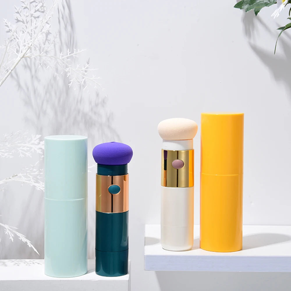 Hot Selling Electric Foundation Bottle Empty Concealer Tube Stick Sponge Pump Sprayer Custom Color Skin Care Serum
