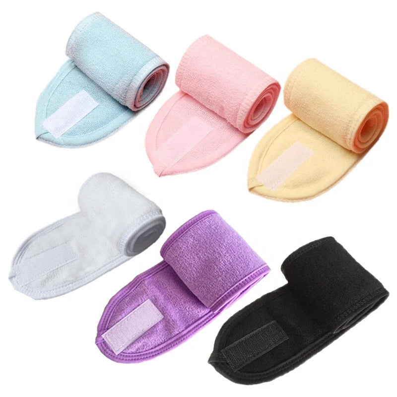 Factory Wholesale New Trendy Microfiber Yoga Makeup Hairband Salon Cosmetic Bath Shower Soft Fabric SPA Headband for Women