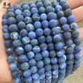 Wholesale Loose Natural Stone Beads 4/6/8/10/12mm Round Matte Blue Sodalite Stone Beads For Jewelry Making