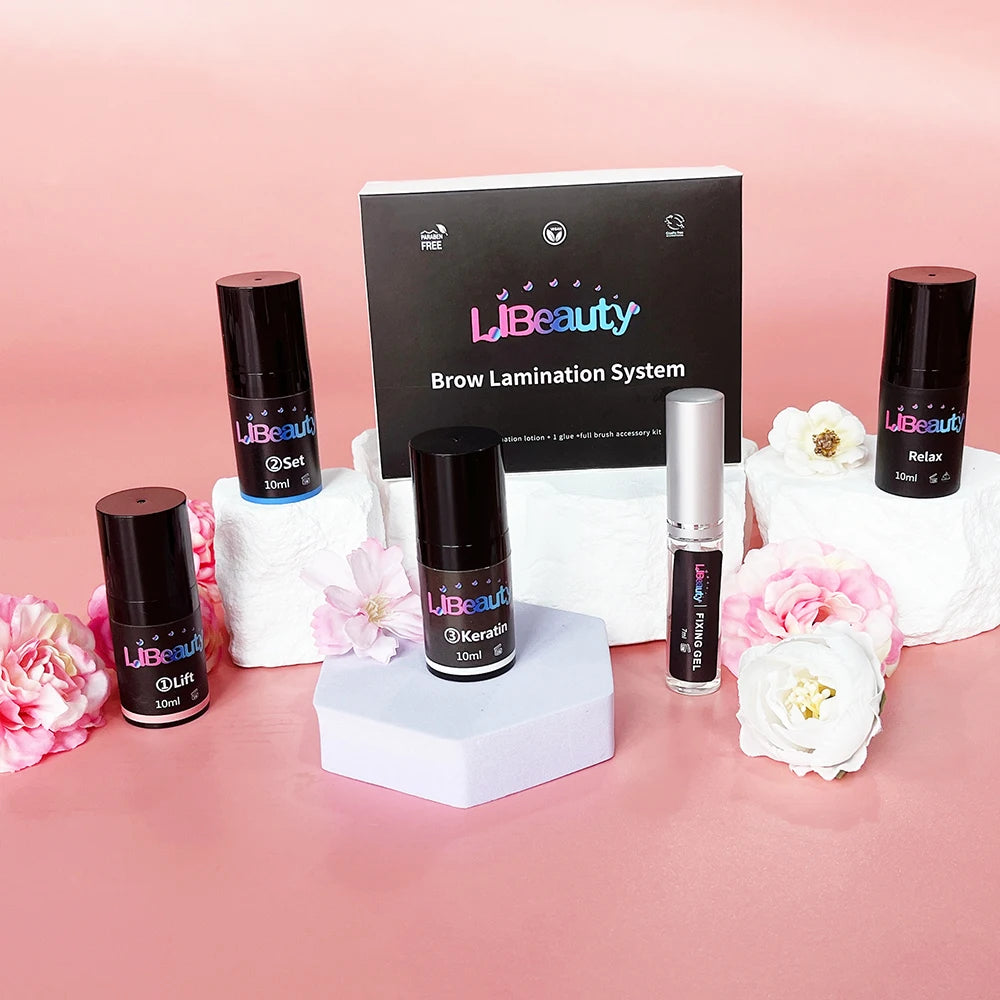 Vegan Eyebrow Lamination Kit Professional Brow Lift Long Lasting Styling Private Label Custom Best Selling Brow Laminate Kit