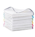 Ultra Soft Absorbent Antimicrobial Waffle Weave Kitchen Dish Cloths Quick Drying Dish Towel Non-Woven Fabric Cleaning Cloth