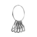 EDC Quick Release Ring Set TEC Classic Simple Spring Hanging Buckle Quick Hanging Key Chain Ring Key Ring Alloy Hook Key Chains