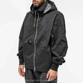 Winter Stand Collar Coat Casual Loose Hip Hop Plus Size Windbreaker Outdoor Jackets for Men