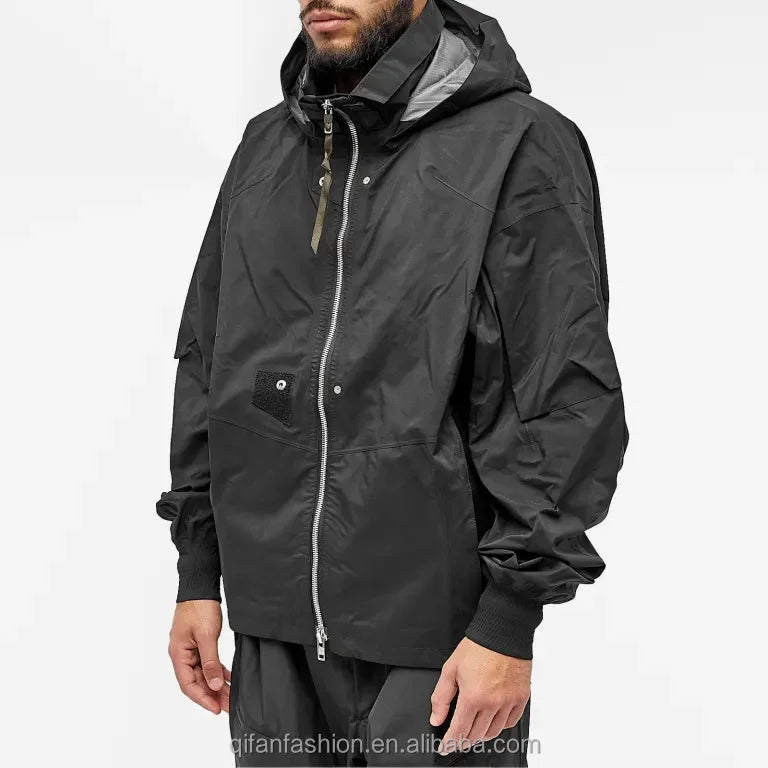 Winter Stand Collar Coat Casual Loose Hip Hop Plus Size Windbreaker Outdoor Jackets for Men