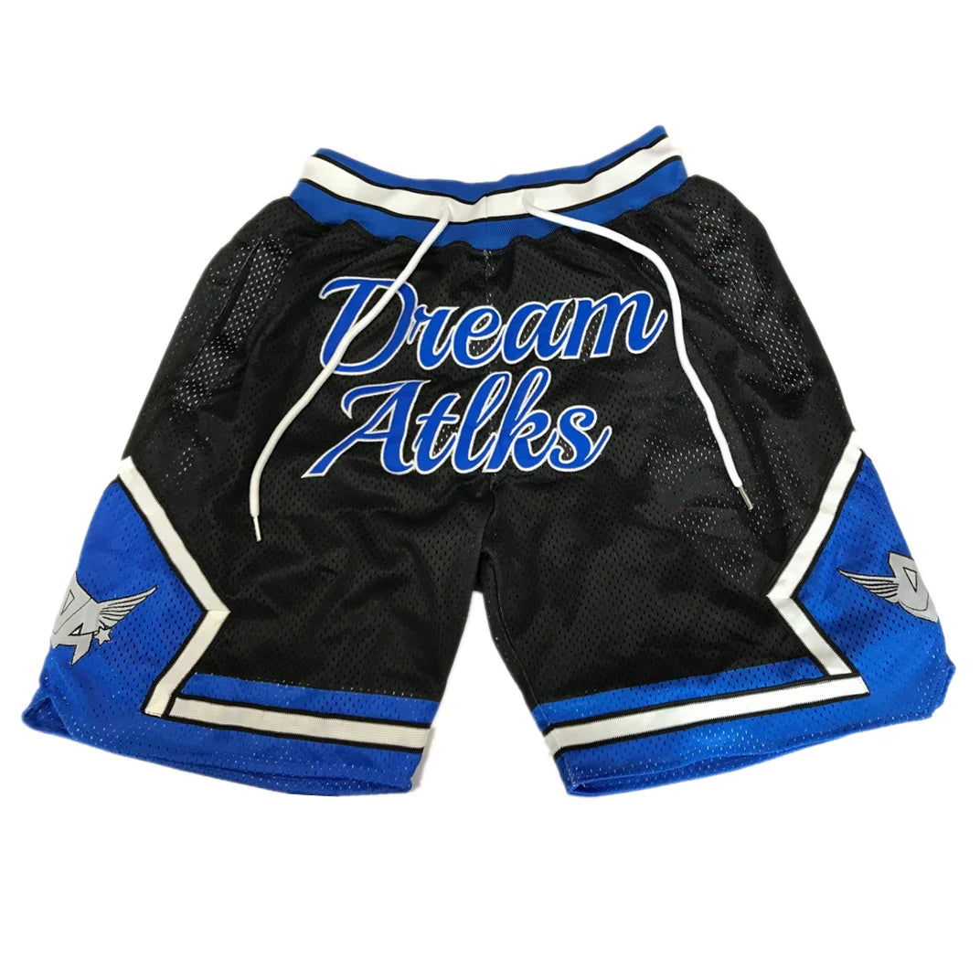 Custom Your Logo Summer Streetwear Vintage Basketball Shorts 100% Polyester for Mens Fitness Shorts