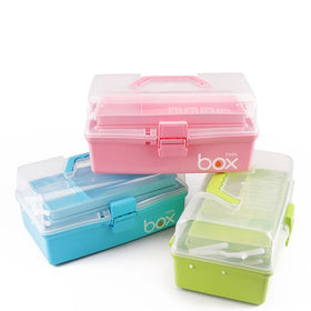 Factory Design Boxes Medicines Family Emergency Case Handle Multipurpose Carry Clear Medical Plastic Medicine Storage Box