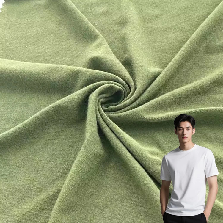Knit 4 Ways Stretch Jersey Fabric Manufacturer Selling 95% Rayon 5% Spandex Knitted High Stretchable Plain Dyed Sustainable Weft