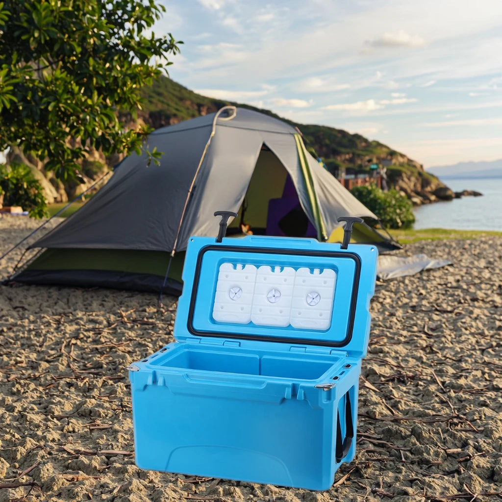 35L Portable PE Insulated Rotomolded Ice Chest Cooler Box for Storing Food and Its Cold Preservation