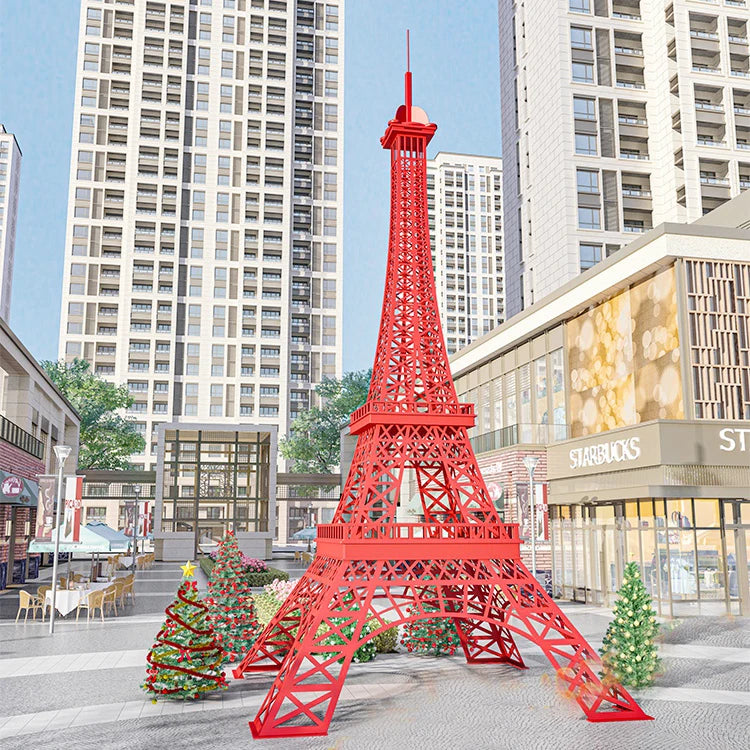 Shopping Mall Show Props 10ft 20ft 30ft Giant eiffel Tower Statues Model for Sale