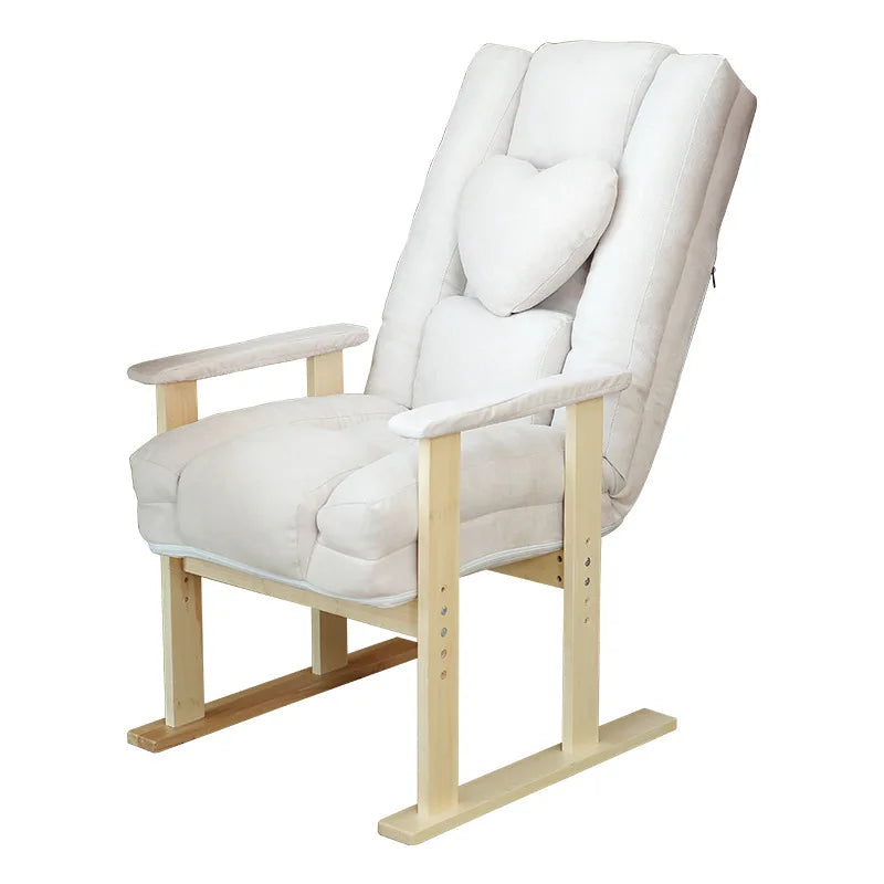 Durable Home Lazy Sofa Chair with Reclining Desk for Living Room Bedroom or Apartment Leisure Style Dormitory Gaming Seat