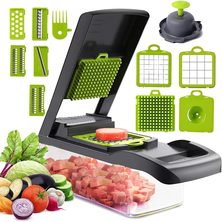 16 in 1 Kitchen Cortador De Verdura Vegetable Mandoline Slicer Veggie Chopper Food Chopper Onion Cutter Vegetable Slicer