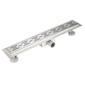 European Side Row Linear Floor Drain Anti-Clogging for Hotel Bathroom Stainless Steel Anti-Clogging Linear Floor Drain