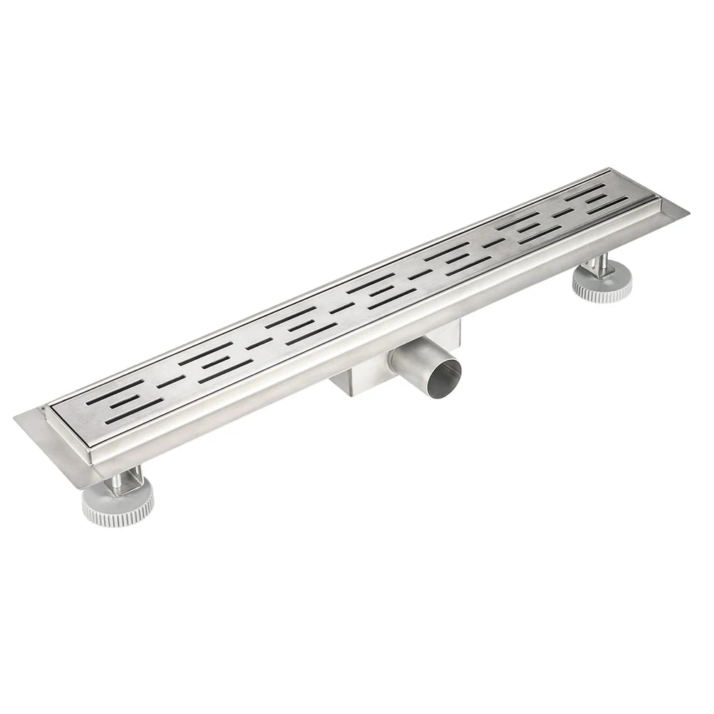 European Side Row Linear Floor Drain Anti-Clogging for Hotel Bathroom Stainless Steel Anti-Clogging Linear Floor Drain