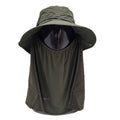 Sewingman B0153 UPF 50+ Nylon Sun Protection Custom Bucket Hats With Face and Neck Cover