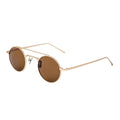2025 New Arrival Wholesale Brand Designer Custom Fashion Vintage Polarized Gold Metal Frame Durable Unisex Sunglasses
