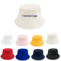 Custom Printed & Embroidery Logo Cotton Bucket Hat Outdoor Fashion Basin Hat Blank Fisherman Caps Casual Plain Buckets Hats MegaBDM