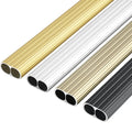 Customized Furniture Wardrobe Hardware Hot Sale Aluminum Alloy Material Wardrobe Tube Support Closet Rod