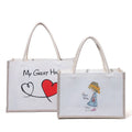 Factory Custom Promotional OEM Jute Drawstring Bag Plain Jute Bag Linen Shopping Bag Tongcheng OZIS