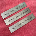 Silk Screen Printing Shiny Reflective Fabric Labelbrand logo Special Sewing on Clothing Reflective Label for Shoes