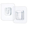 Wall Mounted Hanger Waterproof Transparent Adhesive Seamless Hooks for Kitchen