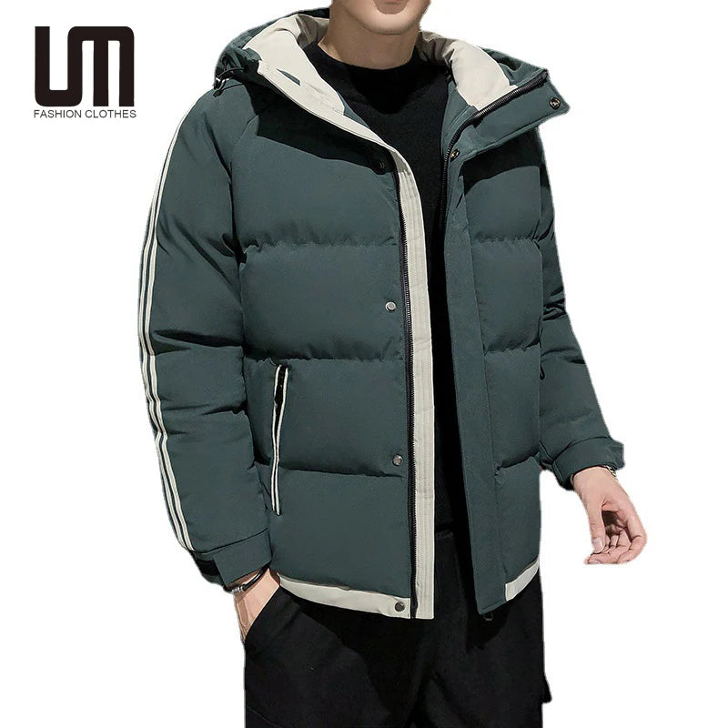 Liu Ming Good Quality Wholesale Winter Men Hooded Fashion Thick Warm Parkas Plus Size Jackets Cotton Coats
