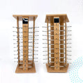 Best Selling Revolving Wooden Desktop Eyewear Rack Sunglass Shelf Display for Eyeglasses