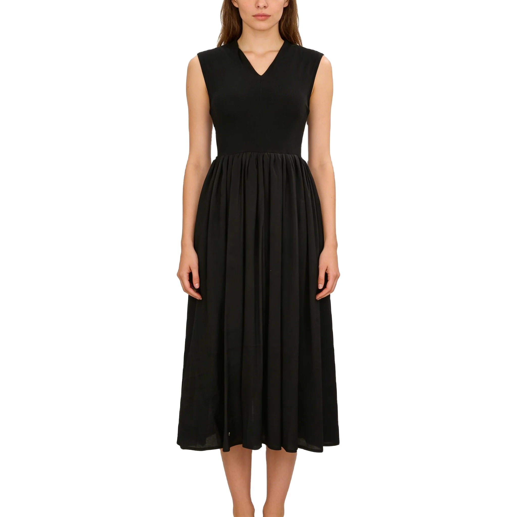 Custom Black Church Fashion Sleeveless Maxi Summer Casual Long Dresses for Women