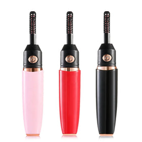 Electric Portable Electric Perm Heated Eyelash Curler Long Lasting Eye Lash Curler Makeup Curling Kit for Women Beauty Tool