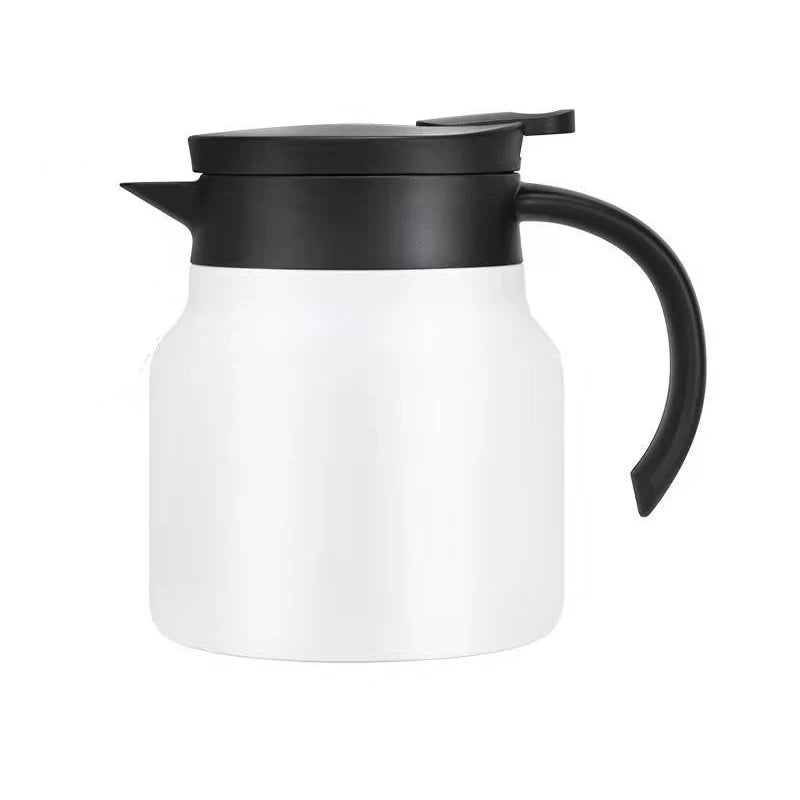 800ml 1000ml 1500Lm Coffee Pot Stainless Steel Double-Walled Thermal Coffee Carafe Insulated Vacuum with Press Button
