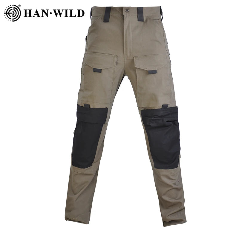 HAN WILD New High-grade Waterproof Frog Suit Trousers Field Cargo Hombre