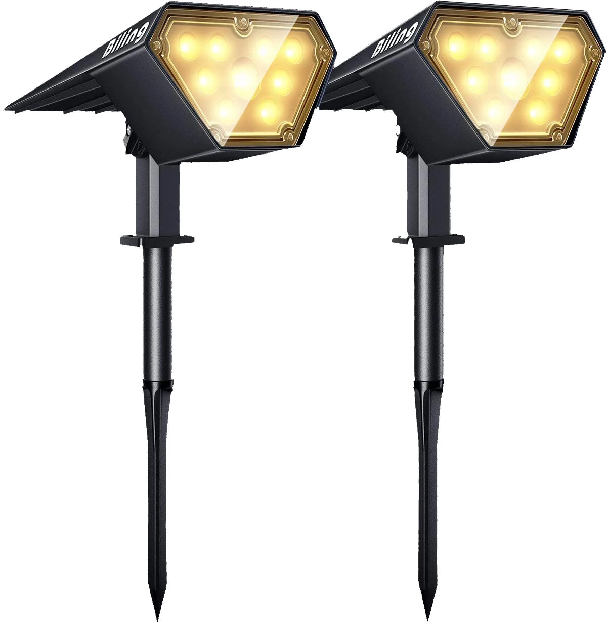 Solar Outdoor Light Solar Powered Garden Yard Spot Lights with 2 Lighting Modes for Outdoor Landscape Decoration