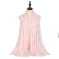 Wholesales Summer Customized Logo Design Accept Sunscreen Hot Selling New Chiffon Malaysia Long Silk Women's Squared Scarves
