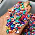DIY Bulk Sale Attractive Raw Gemstone Chips Loose Tumbled Stone Aquamarine Gravels