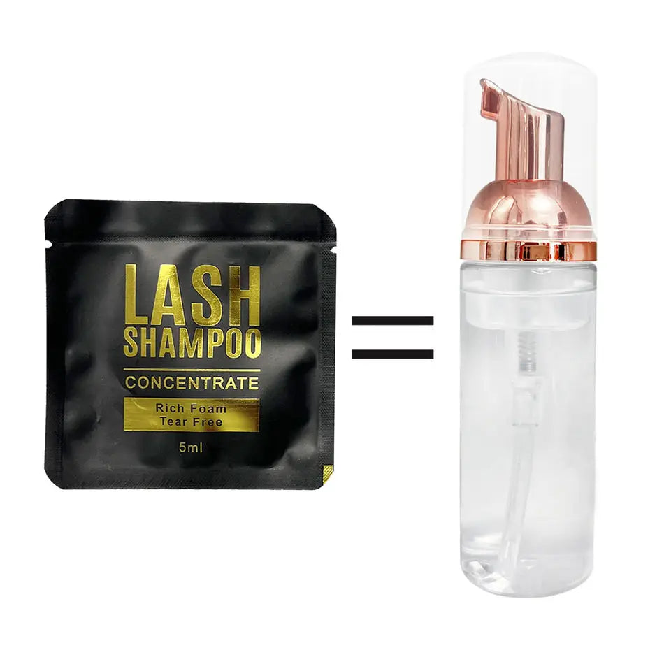 Custom Logo Lash Cleanser Concentrate Supplier Private Label Oil Free Lash Foam Cleanser Tear Free Concentrate Lash Shampoo