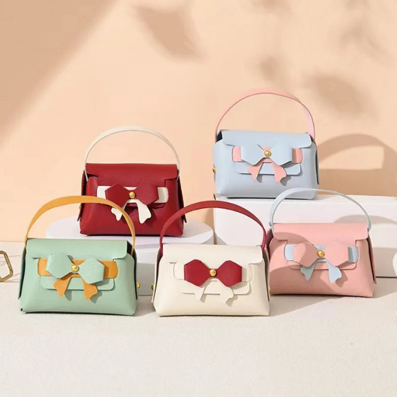 Nordic Style Wedding Decorations Creative Candy Gift Box Fashionable Bow Tote Bag for Parties New Design