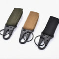 Outdoor Climbing Hiking Olecranon Shape Tactical Hooks Multifunctional Carabiner Nylon Material Personal Defense Equipment Belt