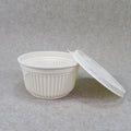 Bioleader Eco-Friendly Customized Biodegradable Cornstarch Soup Bowl Lid Disposable 8-32oz Commercial Use Classic Style