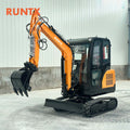 RUNTX RTX20 Mini Excavator 2 Ton Crawler Laidong Engine Motor KYB Hydraulics High Digging Power Farm Use for Sale