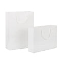 Wholesale Custom Logo Cardboard Packaging White Luxury Gift Shopping Jewelry Paper Bag With Handles
